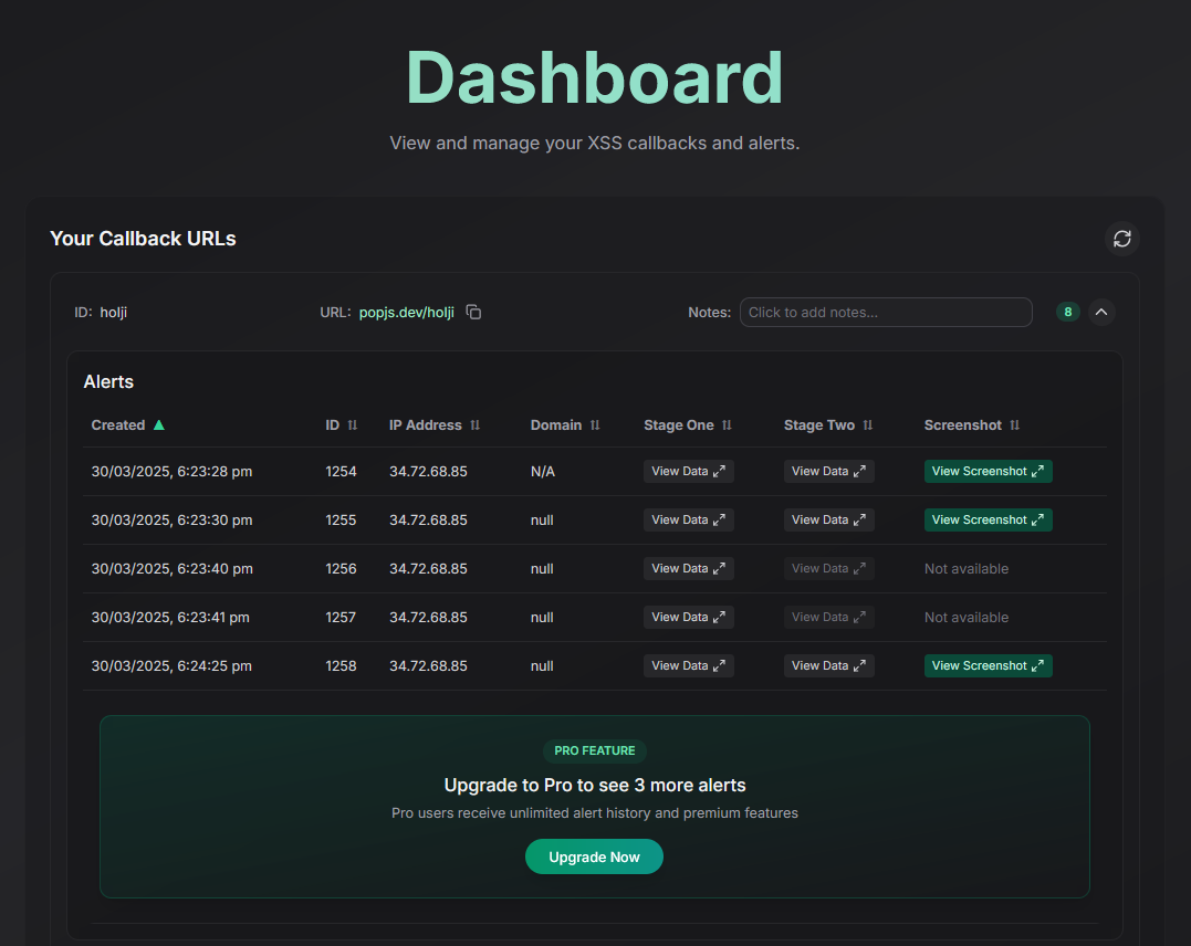 Dashboard
